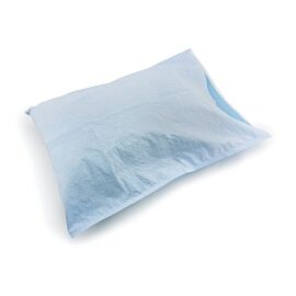 McKesson Blue Tissue/Poly Disposable Pillowcase, 21 x 30 Inch