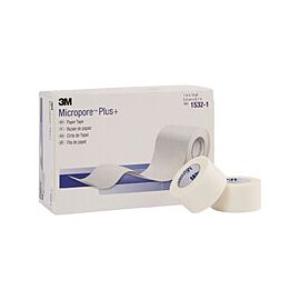 3M Micropore Plus High Adhesion Paper Tape 1" x 10 yd