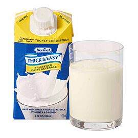 Thick & Easy Dairy Honey Consistency Milk Thickened Beverage 8 oz Carton