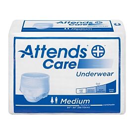 Attends Care Adult Moderate Absorbent Underwear, Medium, White