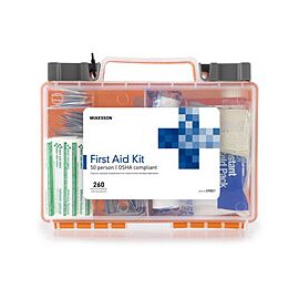 McKesson First Aid Kit, Essential Emergency Supplies for 50 People