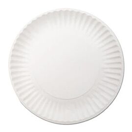Dixie Paper Plates, Disposable - White, 9 in Diameter