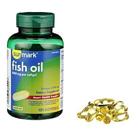 sunmark 1000 mg Strength Fish Oil Omega-3 Supplement