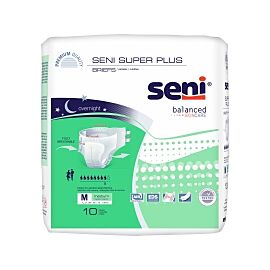 Seni Super Plus Heavy to Severe Absorbency Incontinence Brief, Medium
