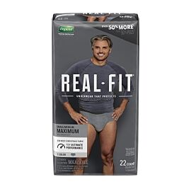 Depend Real Fit Maximum Absorbent Underwear, Small / Medium, 22 per Package