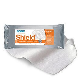 Comfort Shield Barrier Cream Cloths - Cleans, Treats, Protects Skin from Incontinence Moisture