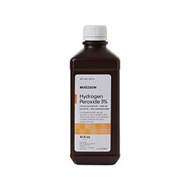 McKesson Hydrogen Peroxide Antiseptic, 16 oz. Bottle