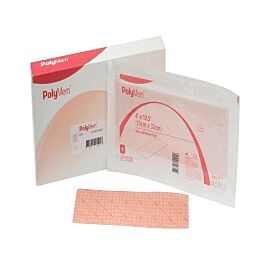 PolyMem Non-Adhesive without Border Foam Dressing, 4 x 12½ Inch