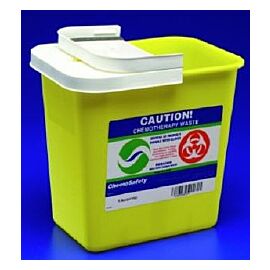 SharpSafety Chemotherapy Waste Container, 18¾ H x 12¾ D x 18¼ W Inch