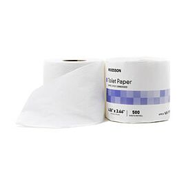 McKesson Toilet Paper - 2-Ply, Standard, 500 Sheets, 3 3/5 in x 4 in