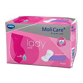 MoliCare Premium Lady Pads Bladder Control Pad Lady 1.5 Drop 3-1/2 X 10-1/2 Inch