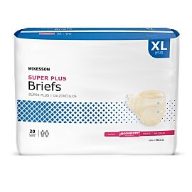McKesson Super Plus Moderate Absorbency Incontinence Brief, X-Large