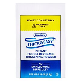 Thick & Easy Honey Consistency Unflavored Food & Drink Thickener 6.5 Gram Packet