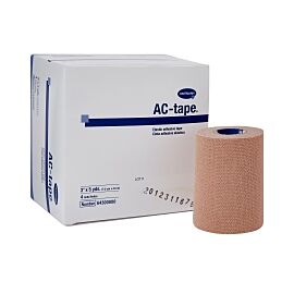 AC-tape Cotton Elastic Tape, 3 Inch x 5 Yard, Tan