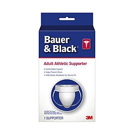 Bauer & Black Athletic Supporter, Secure Fit Waistband - Size Large