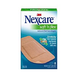 Nexcare Soft 'n Flex Tan Adhesive Strip, 2 x 4 Inch