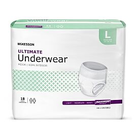McKesson Ultimate Maximum Absorbent Underwear, Large