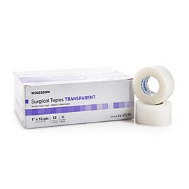 McKesson Transparent Surgical Tape, Air Permeable Plastic Medical Tape