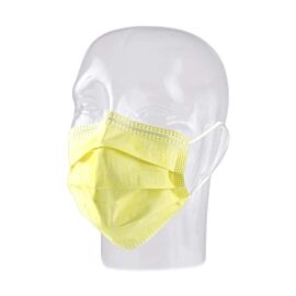 Precept Medical Products Pleated Procedure Mask, Yellow