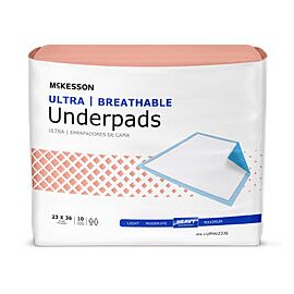 McKesson Ultra Breathable Underpads, Low Air Loss - Heavy Absorbency, for Airflow Therapy Beds