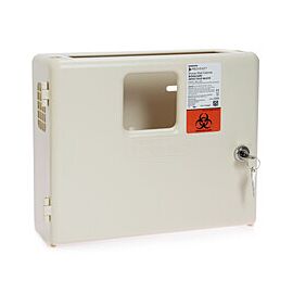 McKesson Prevent Sharps Wall Cabinet, Locking - Neutral Color, 12.25 in x 10 in