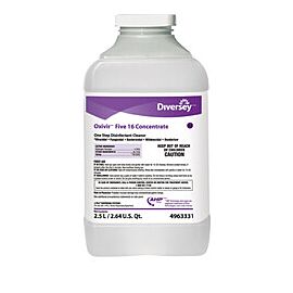 Diversey Oxivir Five 16 Concentrate Disinfectant, One-Step - 2.5 L