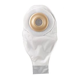 ActiveLife One-Piece Drainable Transparent Colostomy Pouch, 12 Inch Length, 1¼ Inch Stoma