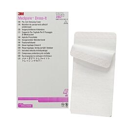 3M Medipore Dress-It Dressing Retention Tape with Liner, 5-7/8 x 11 Inch