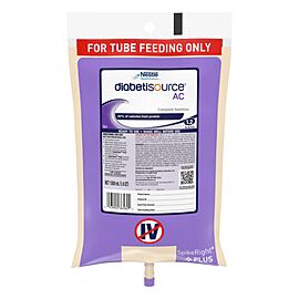 Diabetisource AC Unflavored Tube Feeding Formula 50.7 oz. Bag