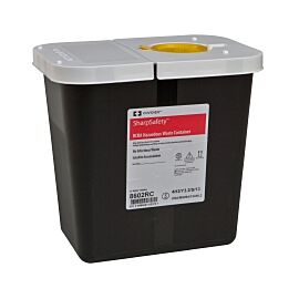 SharpSafety RCRA Waste Container, 10 H x 10½ W x 7¼ D Inch