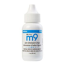 M9 Odor Eliminator Drops for Ostomy Pouch, 1 oz Bottle