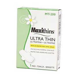 Maxithins Ultra Thin Pads with Wings