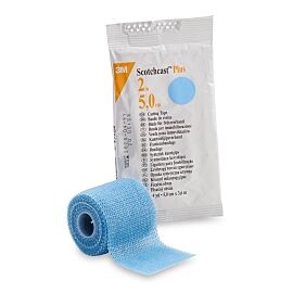 3M Scotchcast Plus Light Blue Cast Tape, 2 Inch x 4 Yard