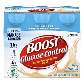 Boost Glucose Control Vanilla Oral Supplement, 8 oz. Bottle