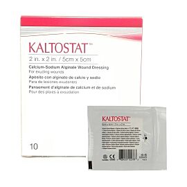 Kaltostat Calcium Alginate Dressing, 2 x 2 Inch