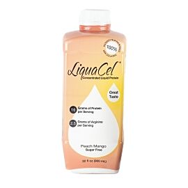 LiquaCel Peach Mango Oral Protein Supplement, 32 oz. Bottle