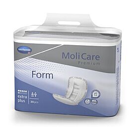 MoliCare Premium Form Bladder Control Pads, Extra Plus Absorbency - Unisex, Disposable, 12 in x 27 in