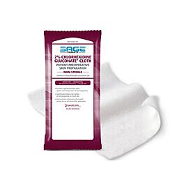 Sage 2% Surgical Scrub Wipe 6 Count
