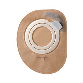 Assura AC Two-Piece Closed End Opaque Filtered Ostomy Pouch, 8½ Inch Length, 2 Inch Stoma