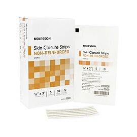 McKesson Flexible Skin Closure Strip 1/8 x 3" Sterile 50 per Box