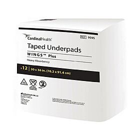 Wings Specialty Underpads, Maximum Absorbency - Fluff/Polymer Core, 30 in x 36 in