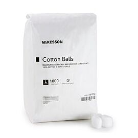 McKesson Cotton Balls, Non-Sterile, Maximum Absorbency