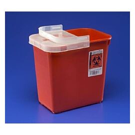 SharpSafety Multi-purpose Sharps Container, 10 H x 10½ W x 7¼ D Inch