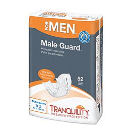 Tranquility Male Incontinence Guards, Heavy Absorbency - One Size Fits Most, 12 1/4 in L