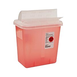 SharpSafety Multi-purpose Sharps Container, 12¾ H x 7¼ D x 10½ W Inch