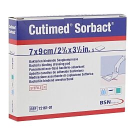 Cutimed Sorbact Antimicrobial Dressing, 2¾ x 3½ Inch