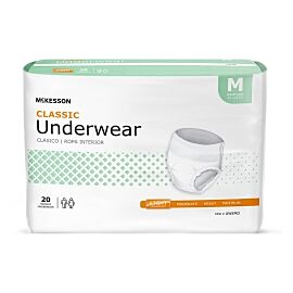 McKesson Classic Light Absorbent Underwear, Medium