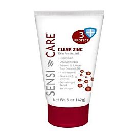 Sensi-Care Clear Zinc Skin Protectant, 5% Zinc Oxide/Dimethicone, 5 oz Tube