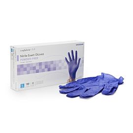 McKesson Confiderm 3.0 Nitrile Exam Glove, Large, Blue
