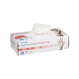 McKesson Vinyl Exam Glove, Extra Large, Clear